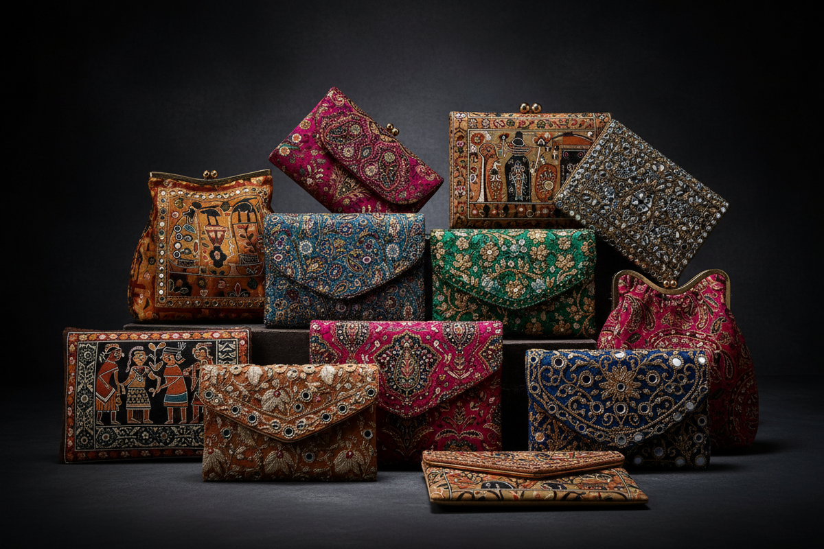 Designer Bags & Statement Clutches