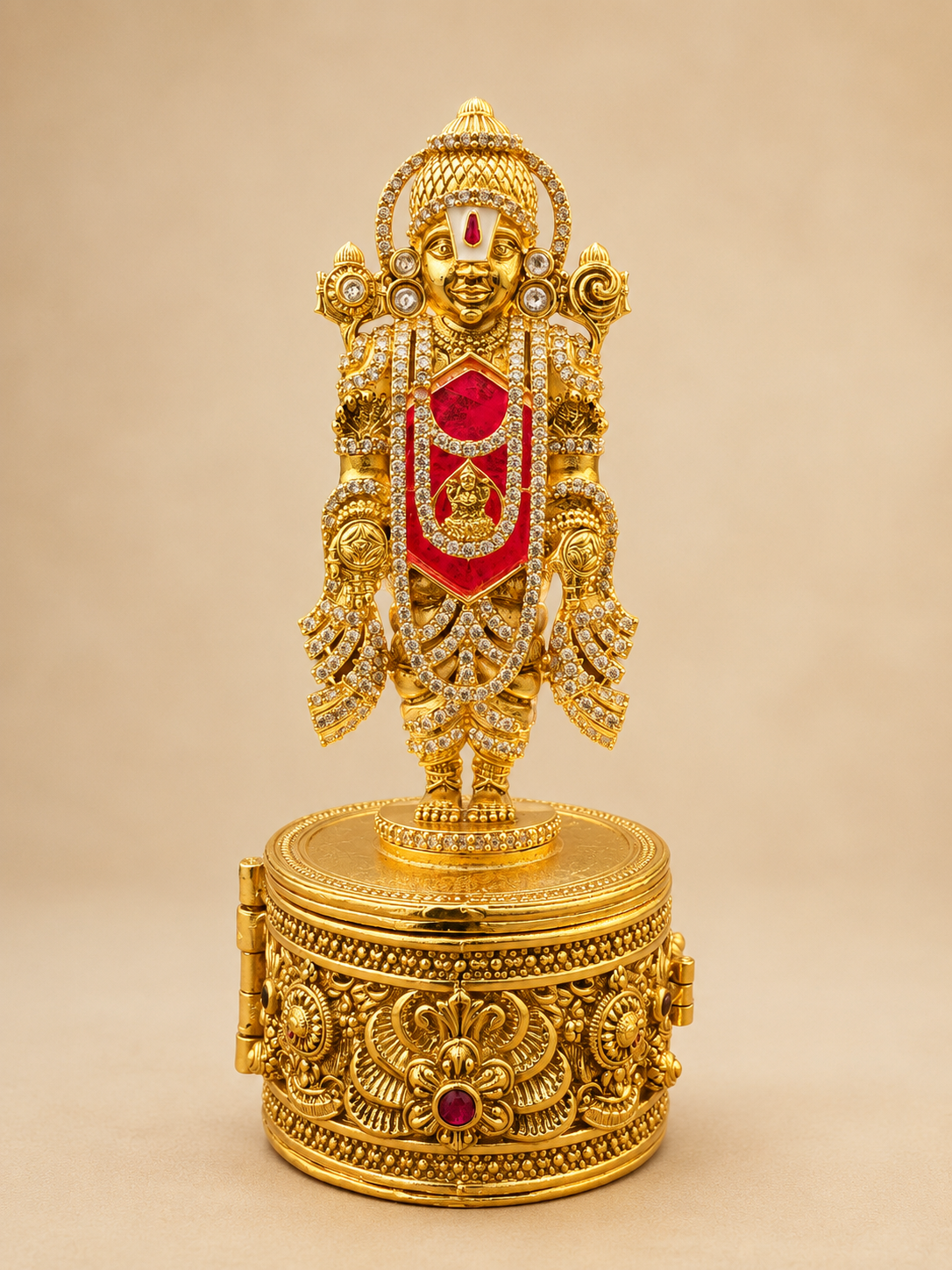 Lord Balaji Model Kumkum Box | Venkateshwara Design — Premium  Return Gift: GV-RG-S-K-92