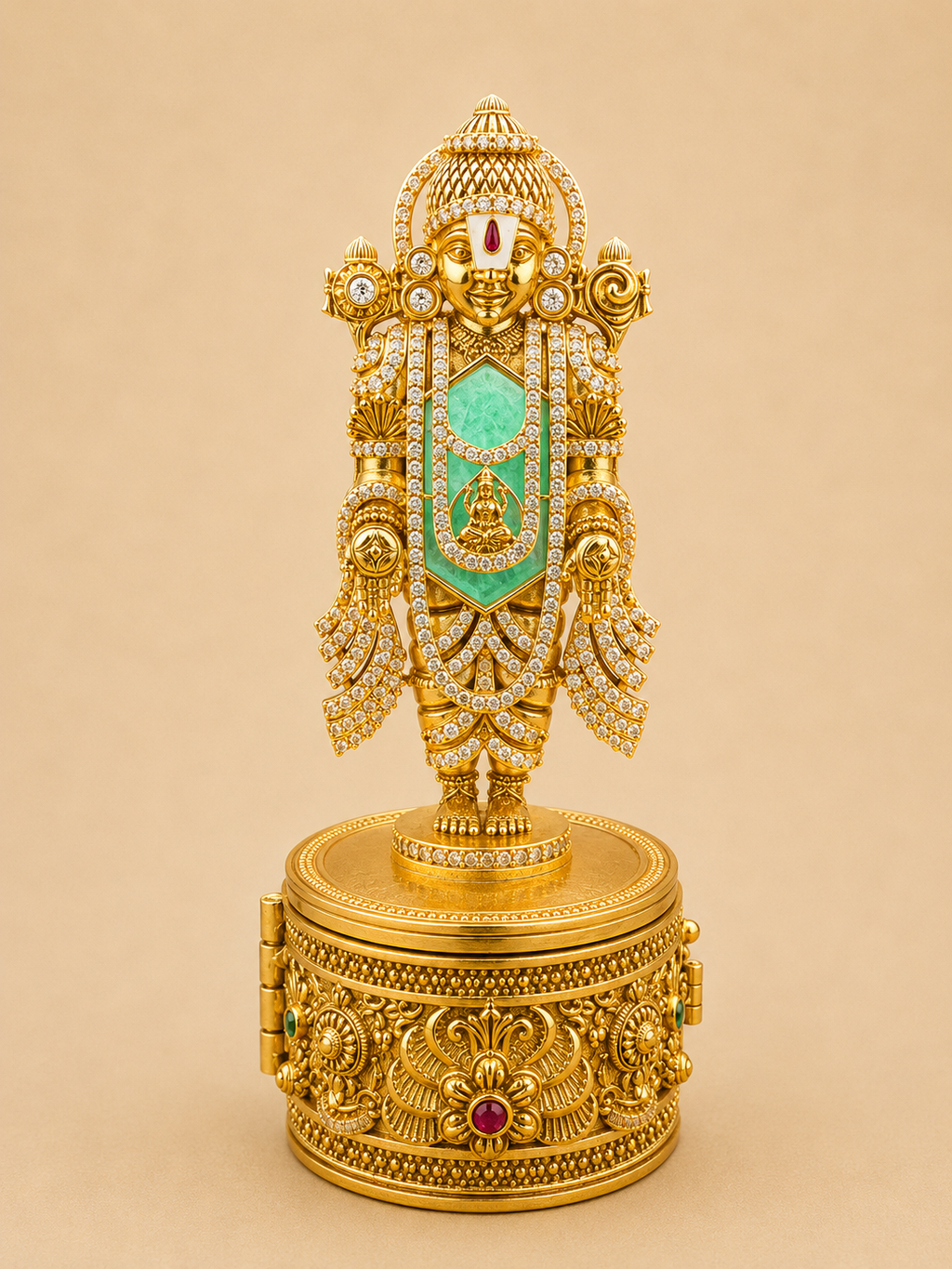Lord Balaji Model Kumkum Box | Venkateshwara Design — Premium  Return Gift: GV-RG-S-K-92