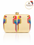 Art Deco Macaw Clutch Bag | Geometric Bird Print Purse – GV-RG-S-BG-012
