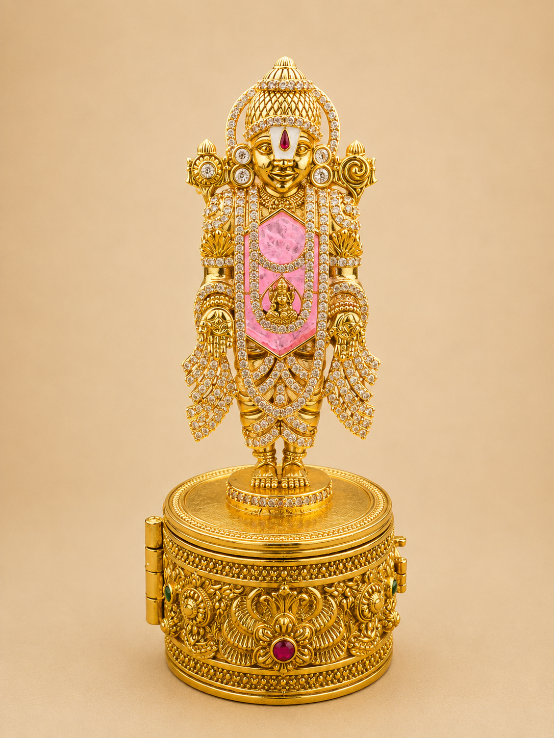 Lord Balaji Model Kumkum Box | Venkateshwara Design — Premium  Return Gift: GV-RG-S-K-92