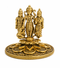 Ram Parivar Agarbatti Stand | Lord Ram Sita Lakshmana Incense Holder Lotus Base – GV-RG-S-P-130
