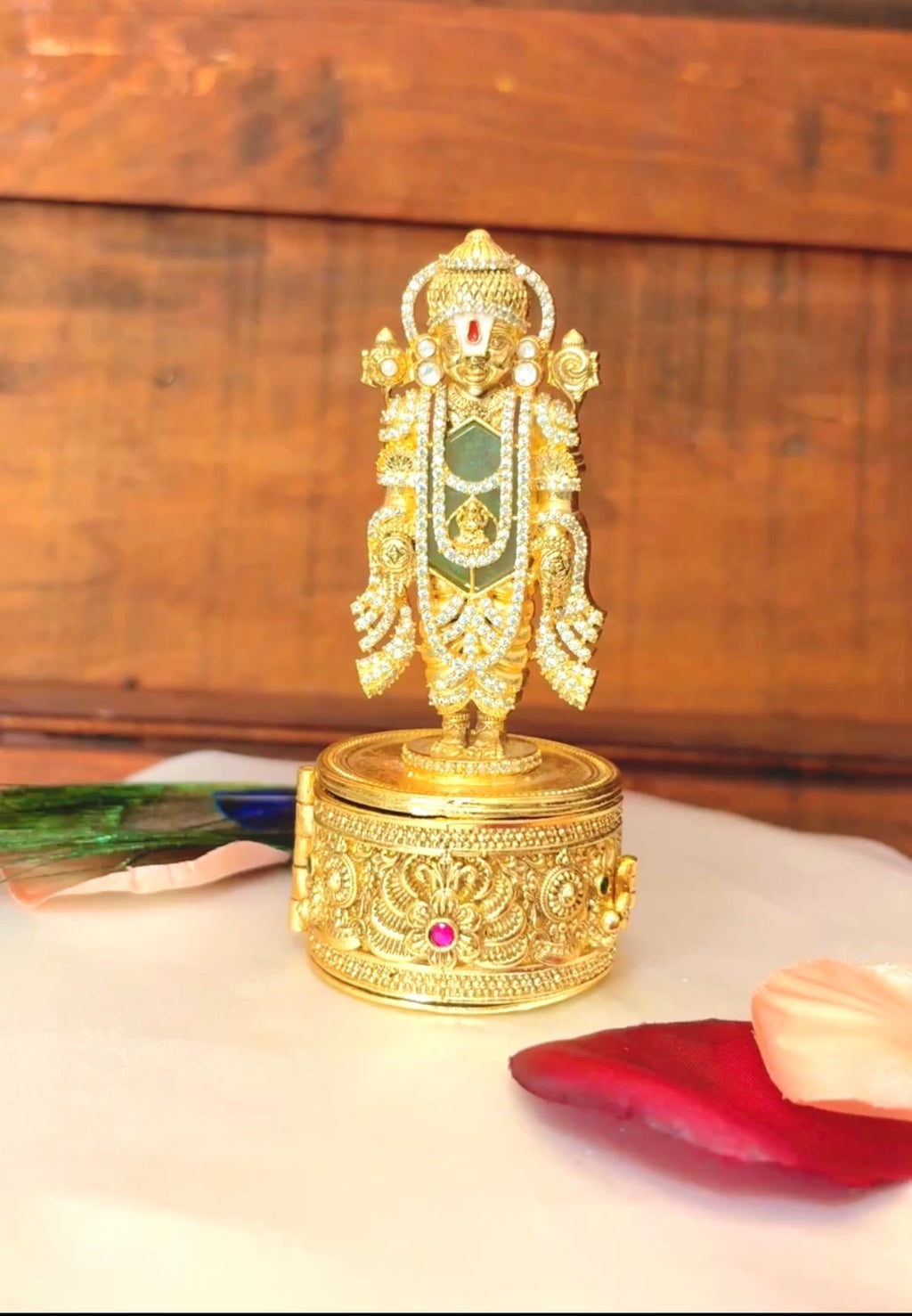 Lord Balaji Model Kumkum Box | Venkateshwara Design — Premium  Return Gift: GV-RG-S-K-92