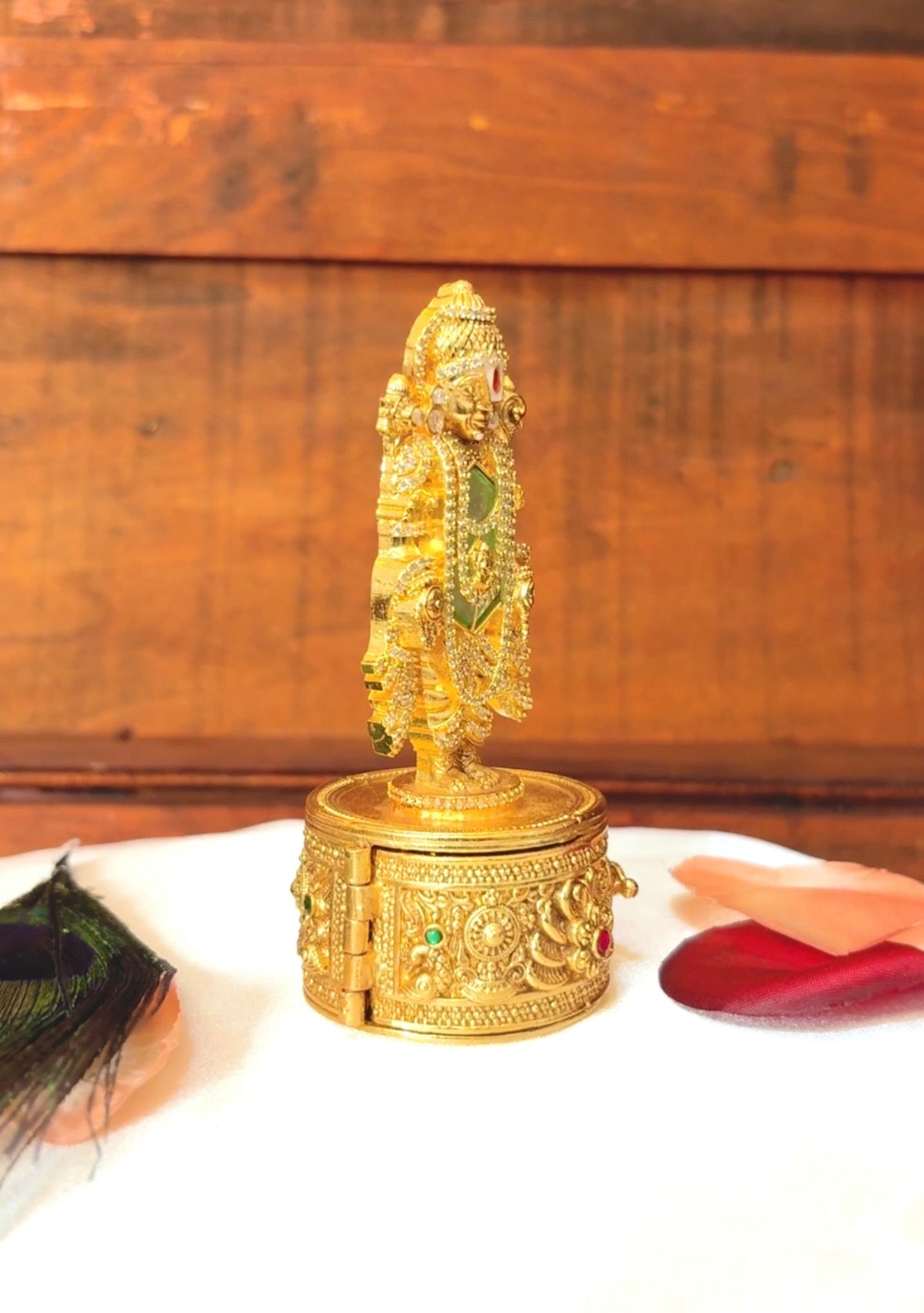 Lord Balaji Model Kumkum Box | Venkateshwara Design — Premium  Return Gift: GV-RG-S-K-92
