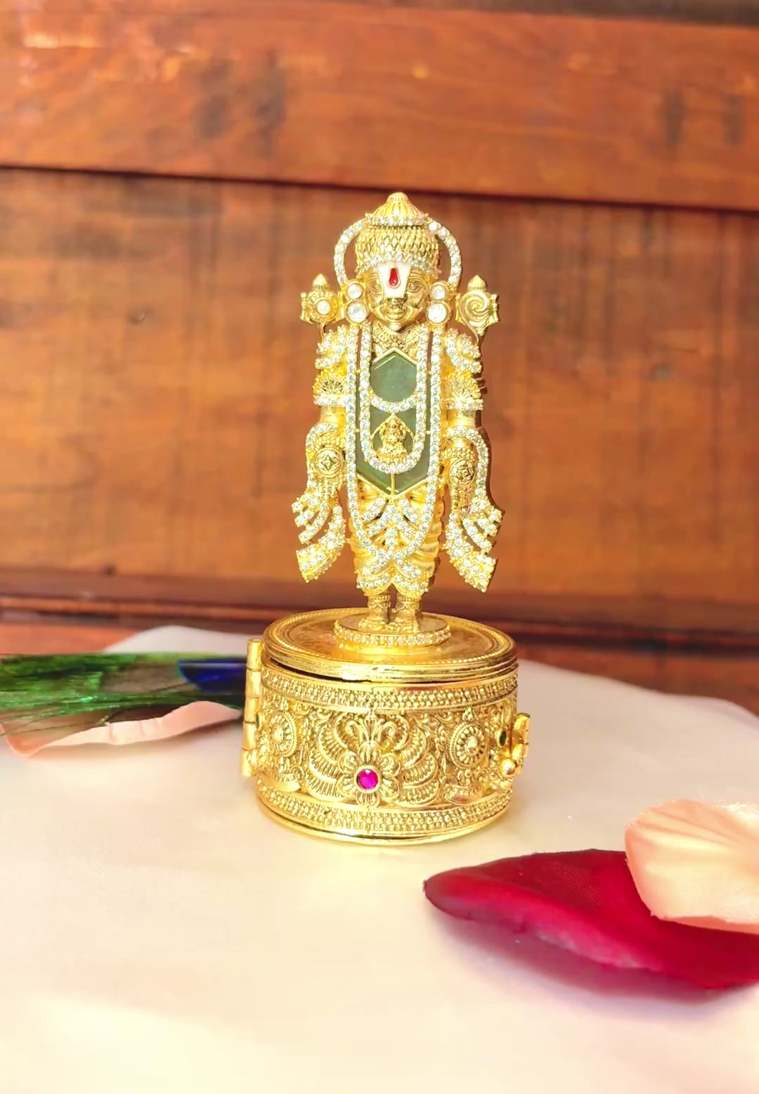 Lord Balaji Model Kumkum Box | Venkateshwara Design — Premium  Return Gift: GV-RG-S-K-92